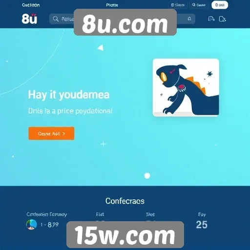 Explorando a interface do site 8u.com
